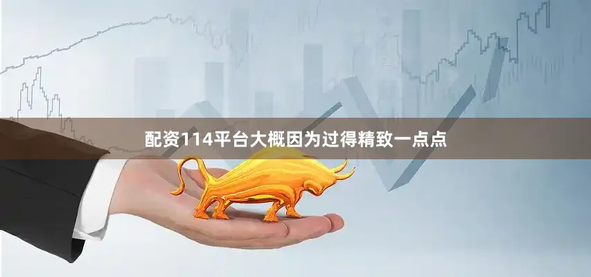 配资114平台大概因为过得精致一点点